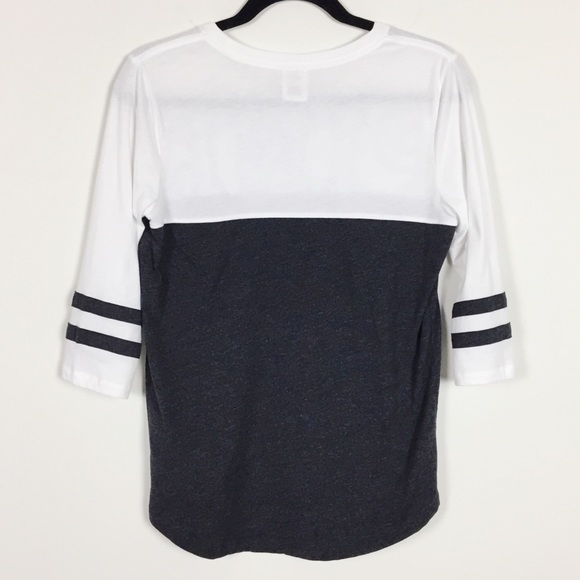 PINK Victoria's Secret Perfect Football Tee sz S - Picture 4 of 8